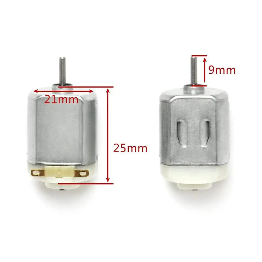 10Pcs 130 Micro DC Motor 3V-6V 8000RPM Miniature Electric motor four-wheel motor small DIY Toys Hobbies Smart Car