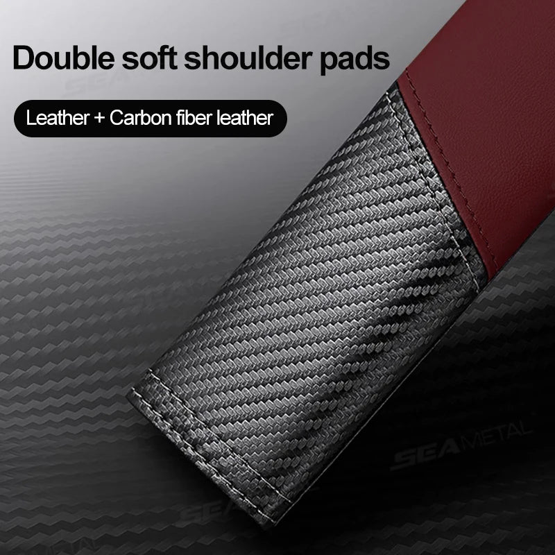 SEAMETAL Car Seat Belt Cover Auto Seat Belt Shoulder Protector Breathable