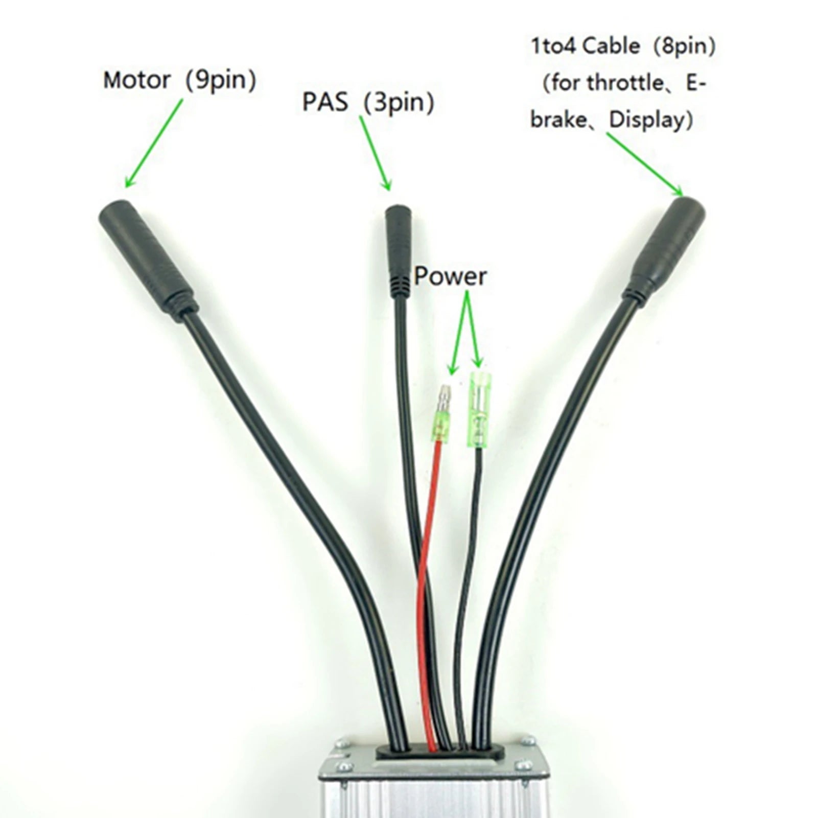 Controlador de motor de CC sin escobillas para bicicleta eléctrica de 36 V/48 V, accesorios para bicicletas eléctricas, scooters y motocicletas eléctricas.