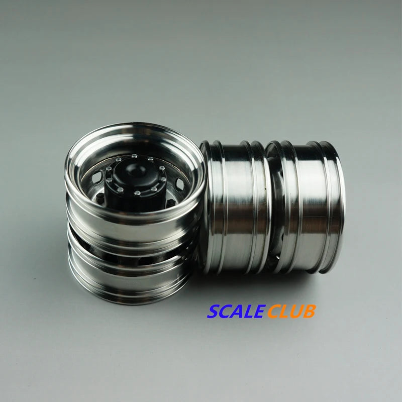 SCALECLUB  Tamiya 1/14 trailer truck dump truck truck universal upgrade metal rear hub Upgrade your DIY accessories