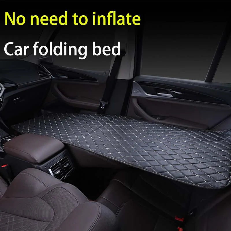 Car travel bed  Multi-Function Car Bed Co Driver's Car Bed Wooden Sponge Foldable Car Rear Seat Travel Sleeping Pad Modified Bed