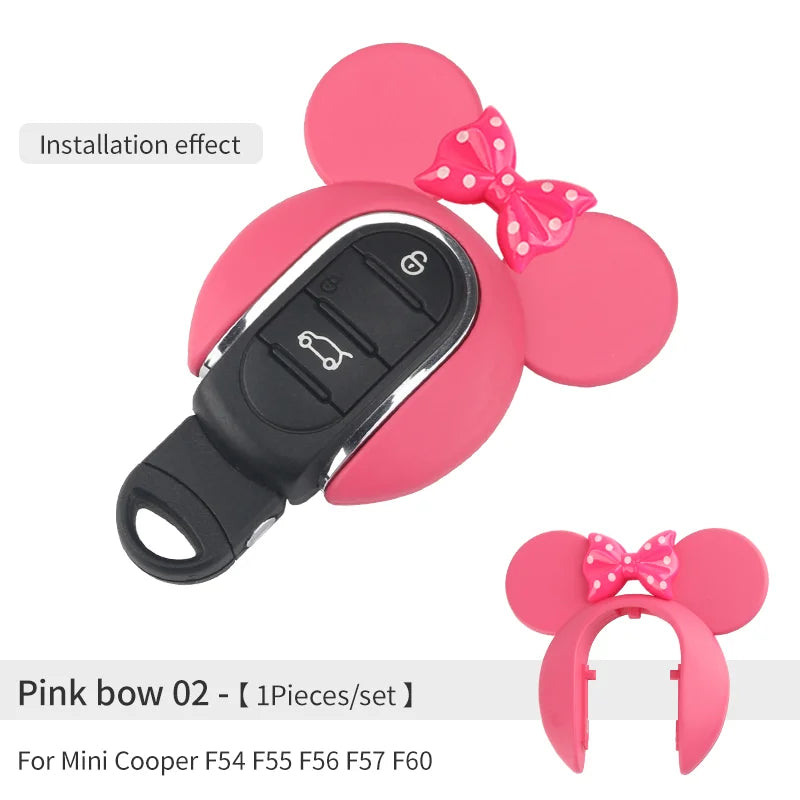 Car Key Case Protector Cover For Mini Cooper S JCW F56 F60 F55 F54 F57 Countryman Clubman Car Styling Key Decorative Accessories
