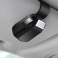 Car Glasses Holder Clip - Durable ABS Resin, Easy Installation for All Vehicle Models, Keeps Fashion Glasses Secure & Visible on