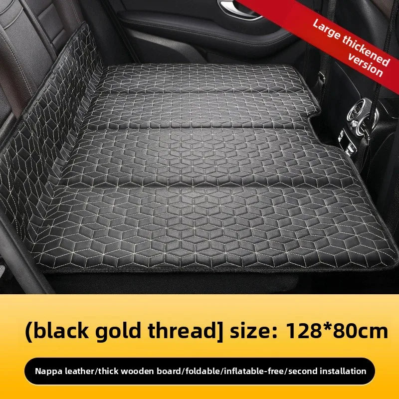 Rear Seat Sleeping Pad Non-Inflatable Car Bed Mattress Adjustable Folding Camping Mattress for Van SUV Truck