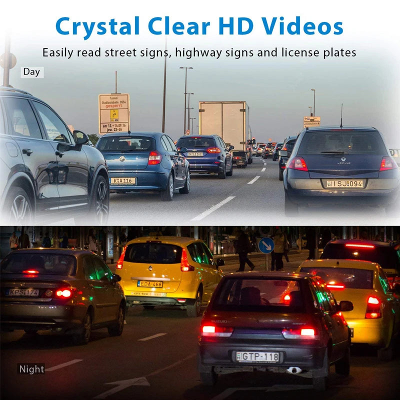 DVR Car Dash Cam Full HD 1080P Camera Intelligence ADAS Assistant Driving Auto Digital Video Recorder Android Auto Multimedia