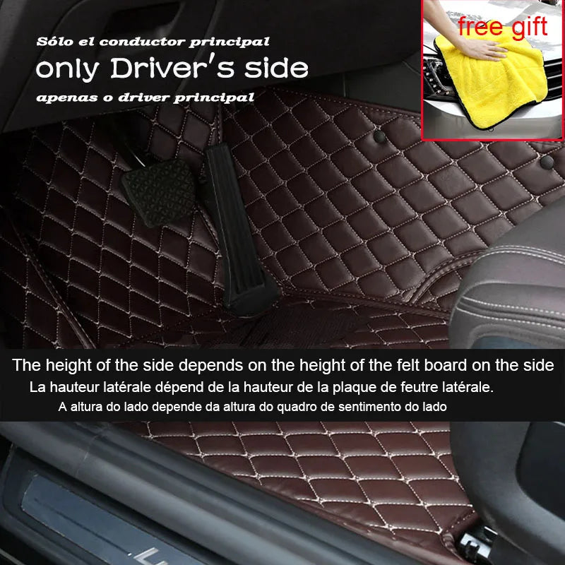 Floor Mats Car For Honda Civic 6th Ferio EJ EK EM Sedan 1999 2000 Luxury Car Floor Mats Left Or Right Hand Drive Car Accessories