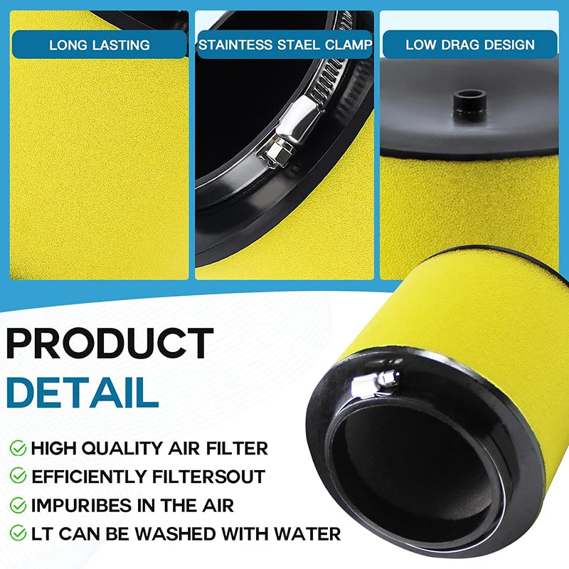Motorcycle Air Filter for Honda TRX500FM Foreman TRX 500 Rubicon TRX650 SXS500 Pioneer TRX420 Rancher TRX400X TRX400EX Sportrax