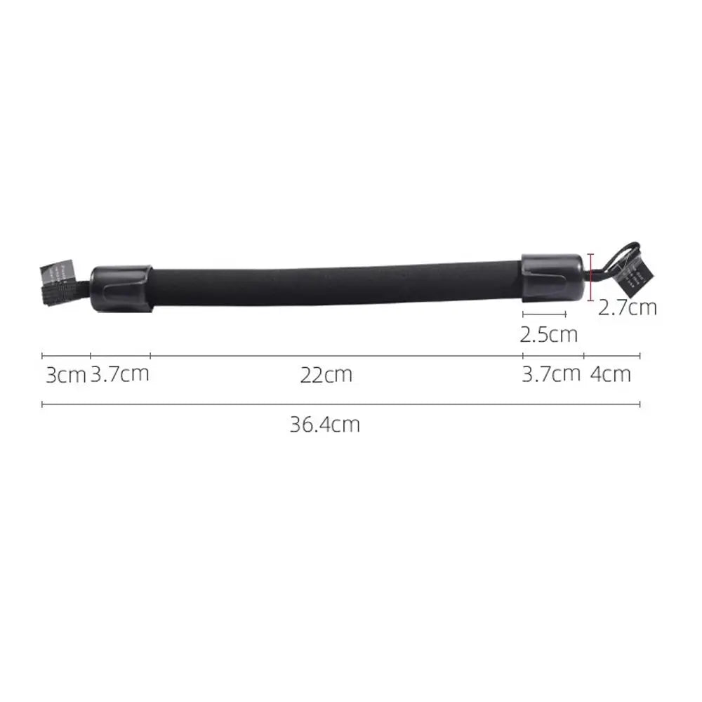 Car Seat Back Headrest Hanger Armrest Seat Grab Handle Holder Hook Black Soft Anti-Fall Safety Handle Handrail Auto Accessories