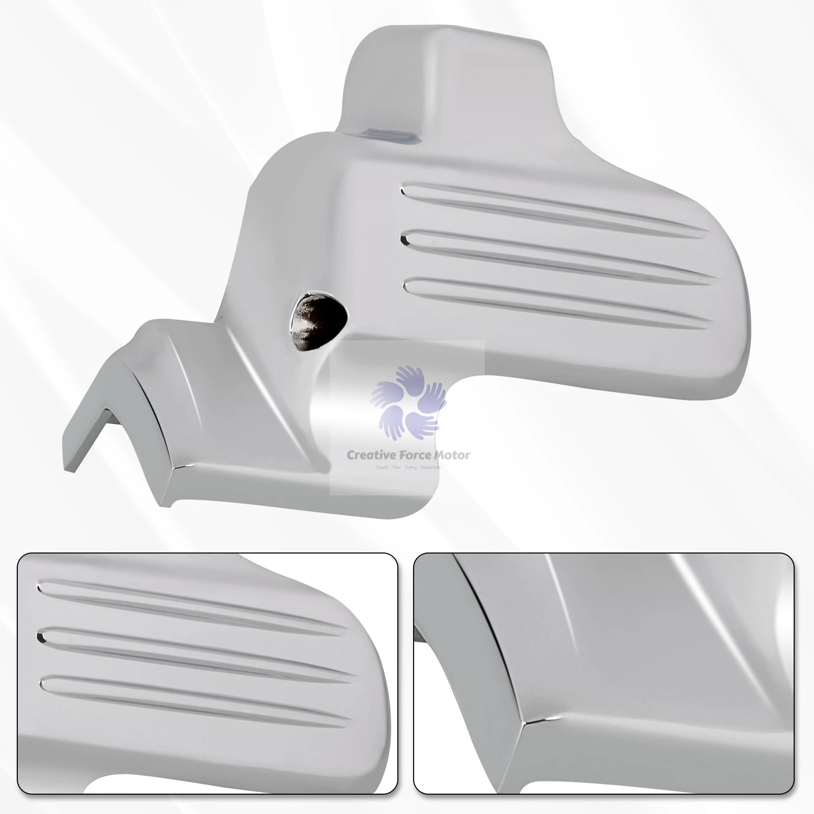 Engine Starter Cover Motorcycle Parts Decorate For Harley Touring Electra Glide CVO Road King Street Glide Trikes FLRT 2007-2016