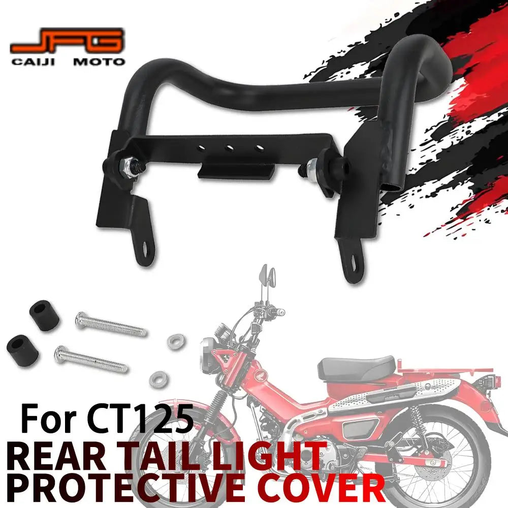 Motorcycle Accessories Tail Light Bumper Bracket Rear Protection Bar For HONDA CT 125  Motorcross Dirt Pit Bike Motor Parts