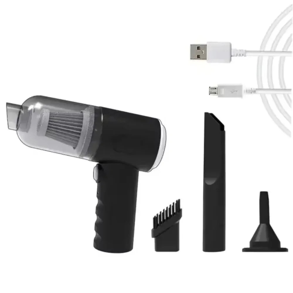 New 120W Vacuum Cleaner Portable Car Vacuum Cleaner USB Charging Handheld Cordless Powerful Suction for Auto/Home/Office/Pet Hai