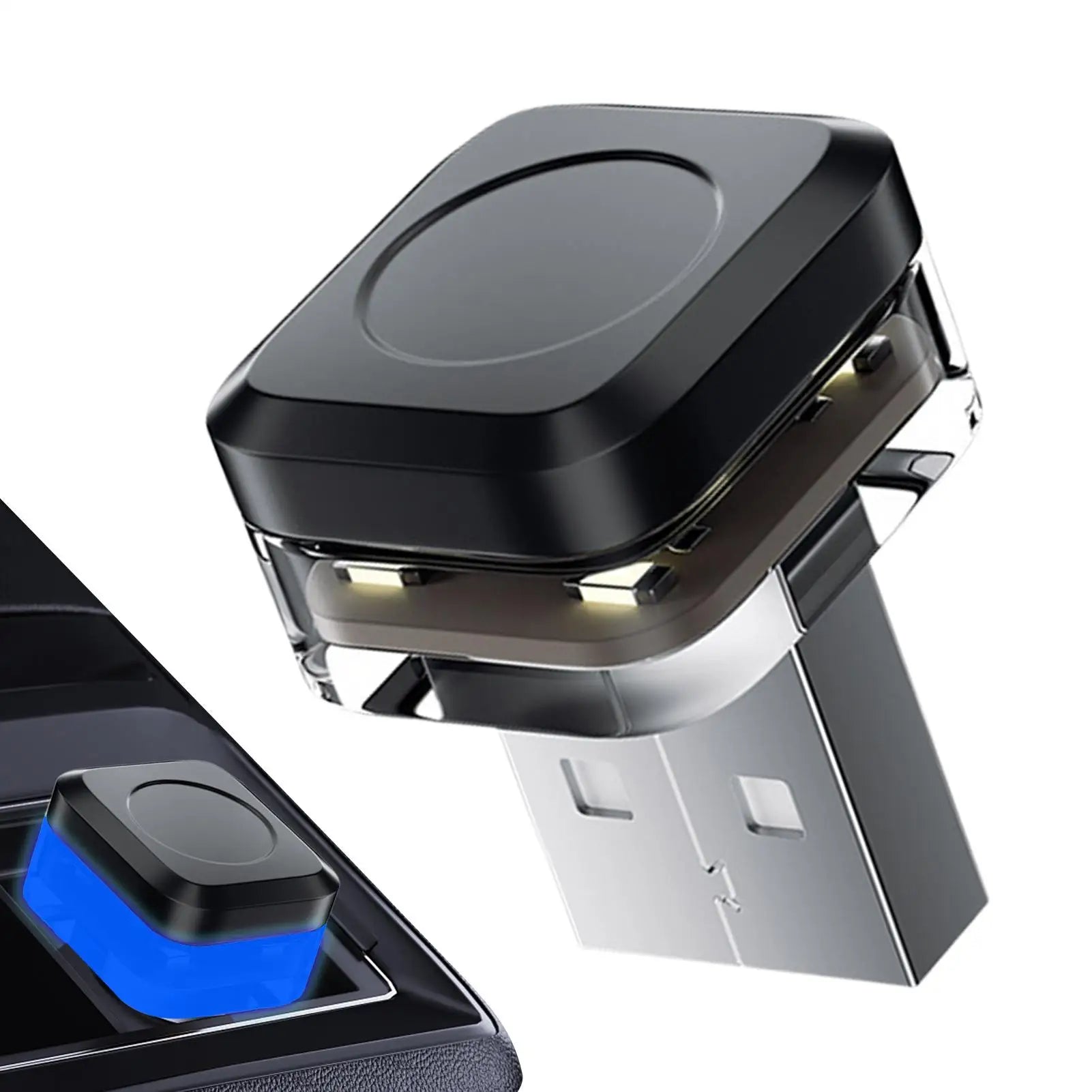 LED USB Car Light Car LED Lights Interior Wireless Ambient Light Wireless Multicolor Night Light Multiple Modes Interior Lighing