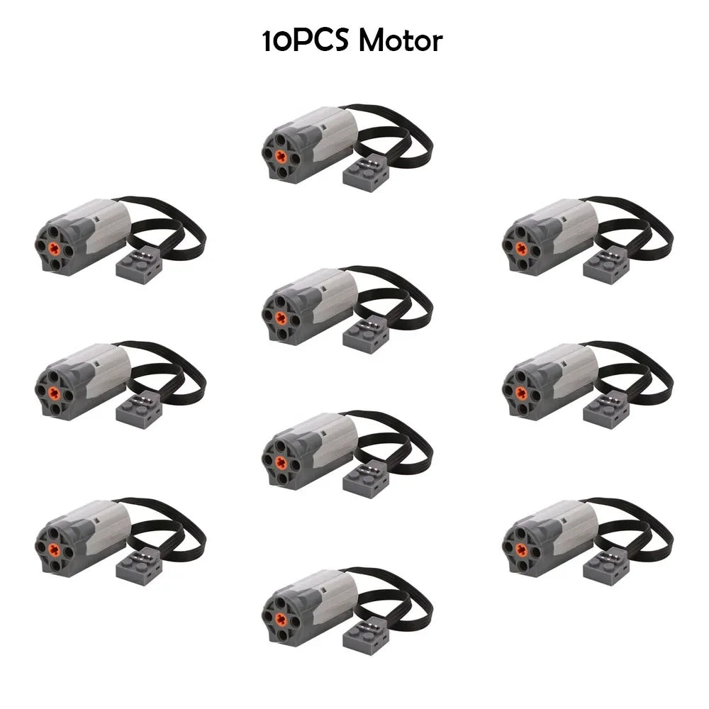 Technical Part 8883 M Motor Compatible with legoeds Power Functions Building Block Car Truck Vehicles Model Power Up Speed Motor