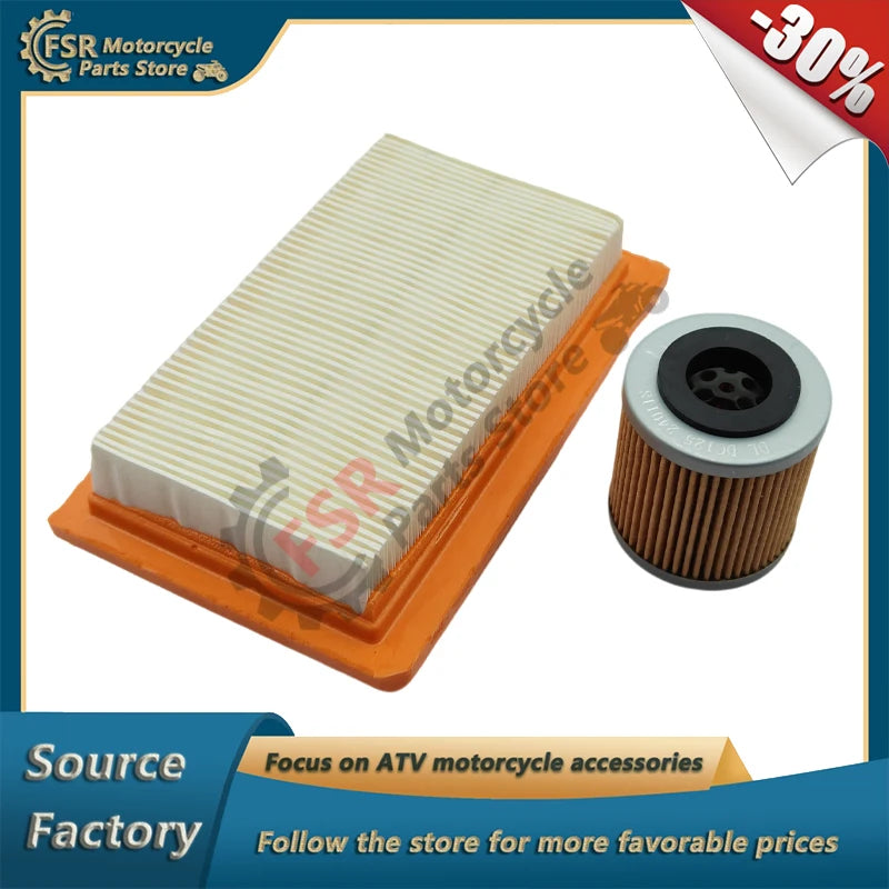 OIL FILTER & AIR FILTER KIT,FOR APRILIA RS 125 RS4 125 RX/TUONO 125 RXV/SXV 450 & DERBI GPR 125 SENDA/TERRA/MULHACEN 125