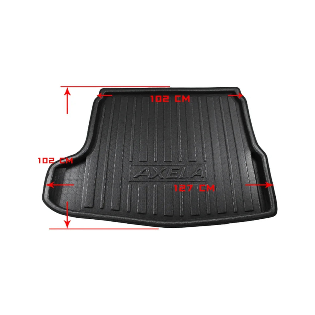Car Floor Mat Carpet For Mazda3 Axela Sedan 2014 2015 2016 2017 2018 Rear Trunk Anti-mud Cover
