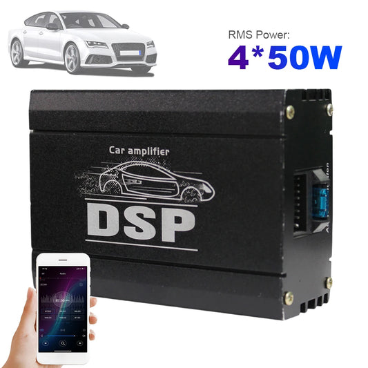 Car DSP Digital Audio Processor 4 In 6 Out DSP Car Power Amplifier Car DSP Amplifier for Car Audio Enhancement