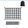 P9FD Truck Bed Cargo Net Tear Resistant S Hook Design For Secure Load Transport