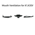 Accesorios para casco de motocicleta AGV K1 K3 K3SV K5 K5S Capacetes Forro Almohadilla Protectora de nariz y barbilla Ventilación Accesorios Para Moto