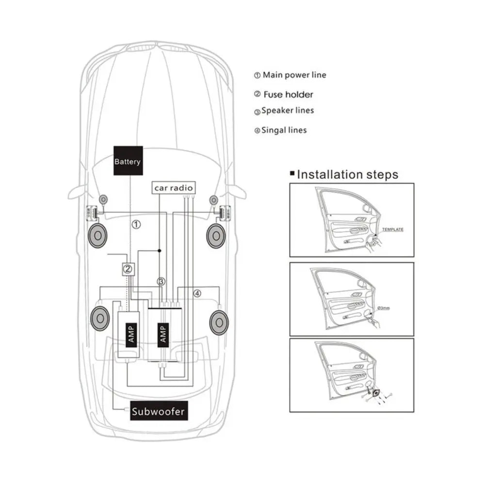 Car Audio Speaker For Car Audio Loud Audio Car Tweeters Mini Dome Tweeter Dome Speaker Sound Treble Loudspeakers