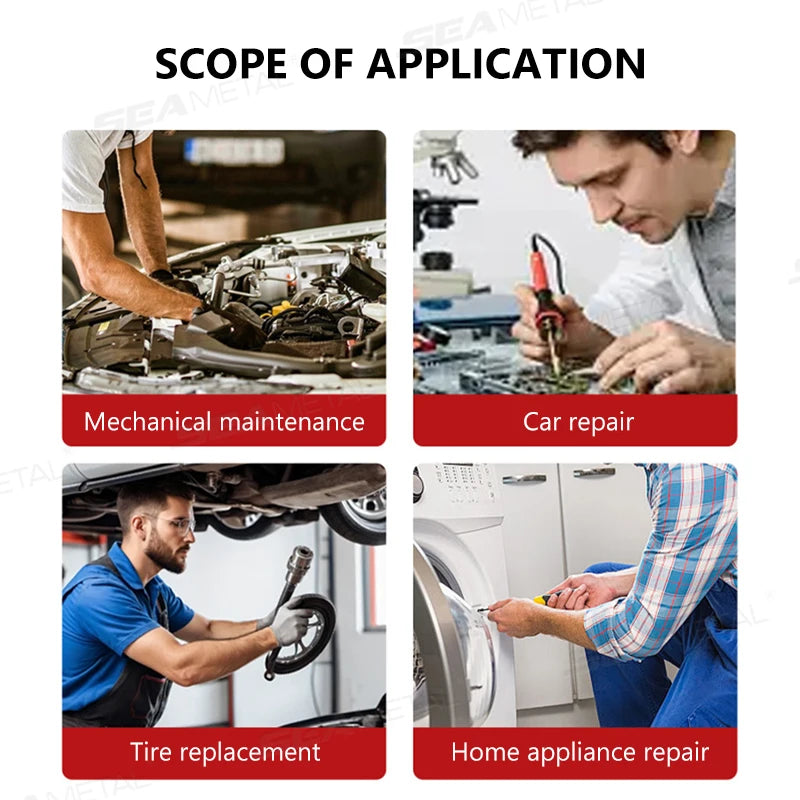 BLALION Car Brake Spring Washer Repair Shoe Compressor Universal Car Drum Hold Down Install Car Repair Tool Handle Tool Parts