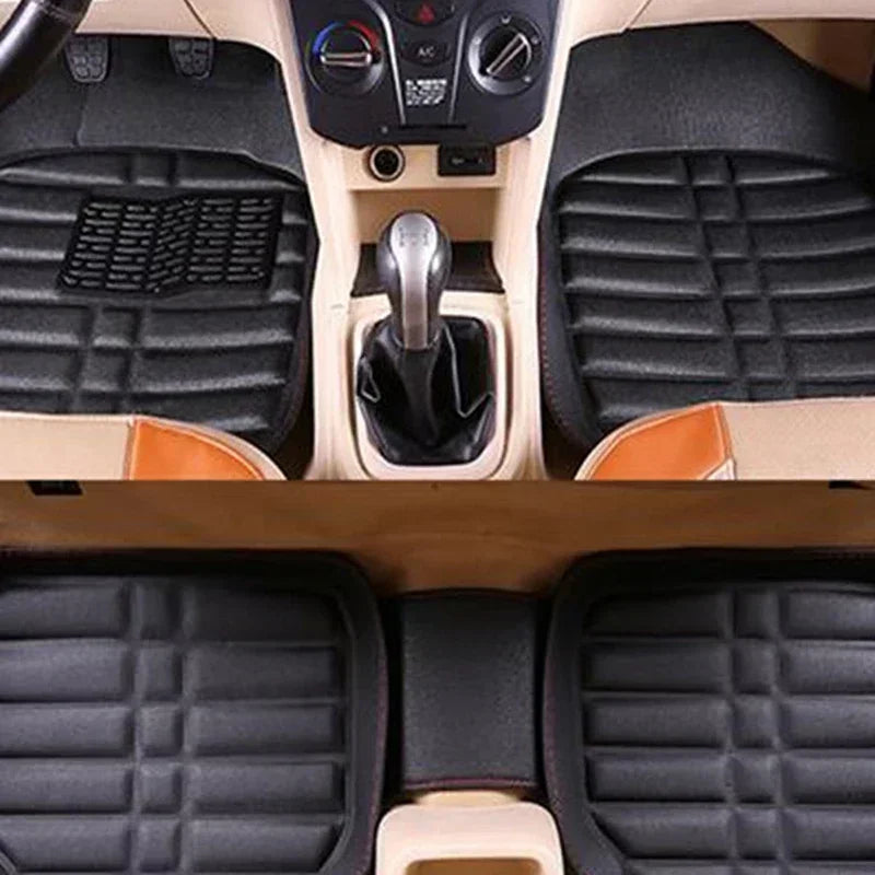 5pcs AutoFloor MatsFoot Rugs Carpets Car StylingFor Duster Premium Full Set Carpet FloorCreasing MarksMat LeatherCar Accessories