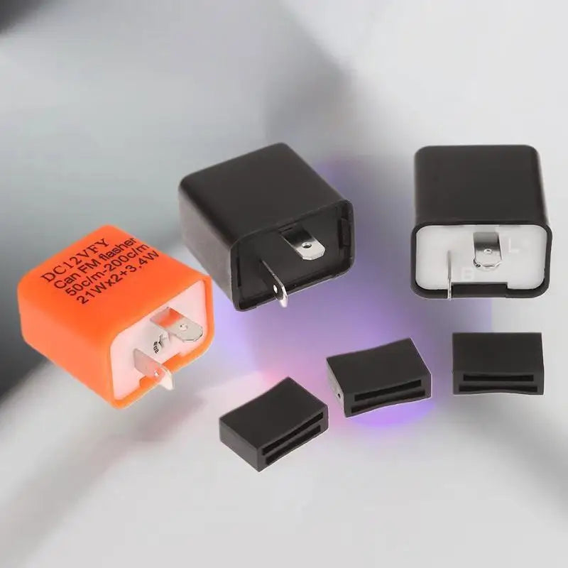 Electric Vehicle LED Accessory; Motorcycle Turn Signal Relay with Adjustable Flash Speed