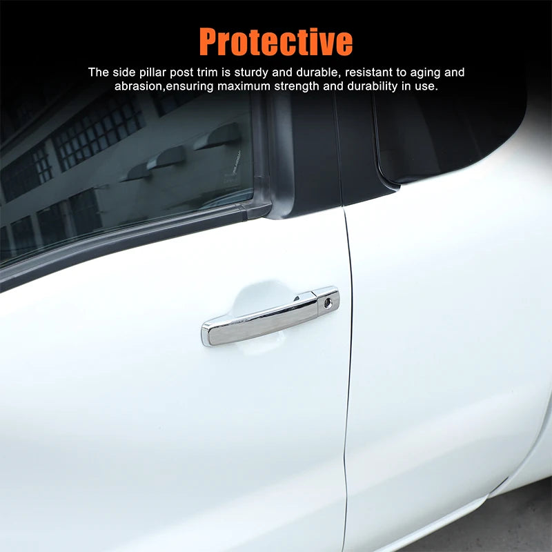 For 2005-2017/2022 Nissan Frontier car exterior door handle protective cover car decorative accessories ABS carbon fiber pattern