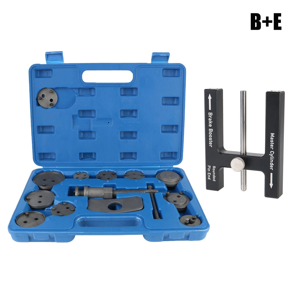 1/12/13PCS Car Disc Brake Pump Caliper Removal 10 Piston Adapter Compressor Set Rewind Back Brake Repair Tools Auto Accessories