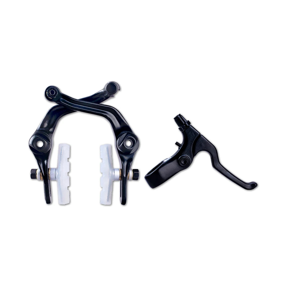 Funsea Bicycle Brakes U Brake Kit Bike Accessories Forged Alloy Lever Transparent Pads Inner Outer Housing BMX Parts  Cable