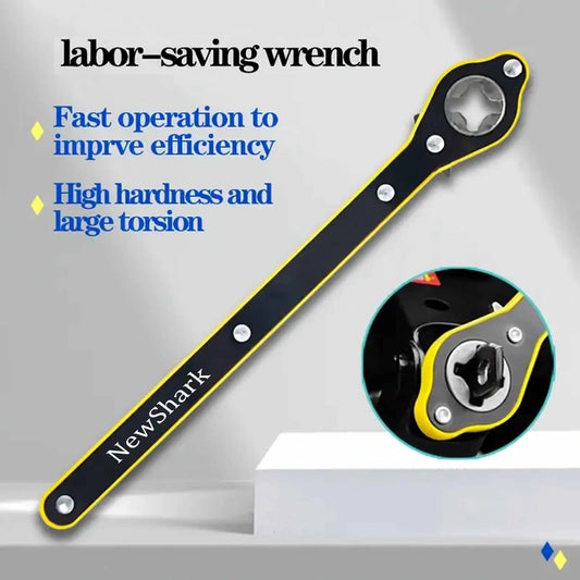 Car Labor-saving Car Jack Garage Tire Wheel Lug Wrench Scissor Handle Labor-Saving Wrench Auto Repair Tool