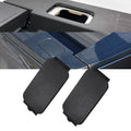 2pcs Black Truck Bed Rail Stake Pocket Trim Cover Plug End Cap for Ford F-150 2015-2024 F-250 F-350 Super Duty 2017-2024