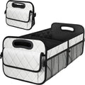 Auto Trunk Organizer with 6 Pockets - Premium Car Storage for Sedan/Truck, Durable Auto Accessories Organizer, Collapsible