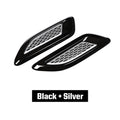 Car Exterior Hood Air Vent Outlet Wing Trim for Land Rover Range Rover Evoque 2012 2013 2014 2015 2016-2018 Car Accessories