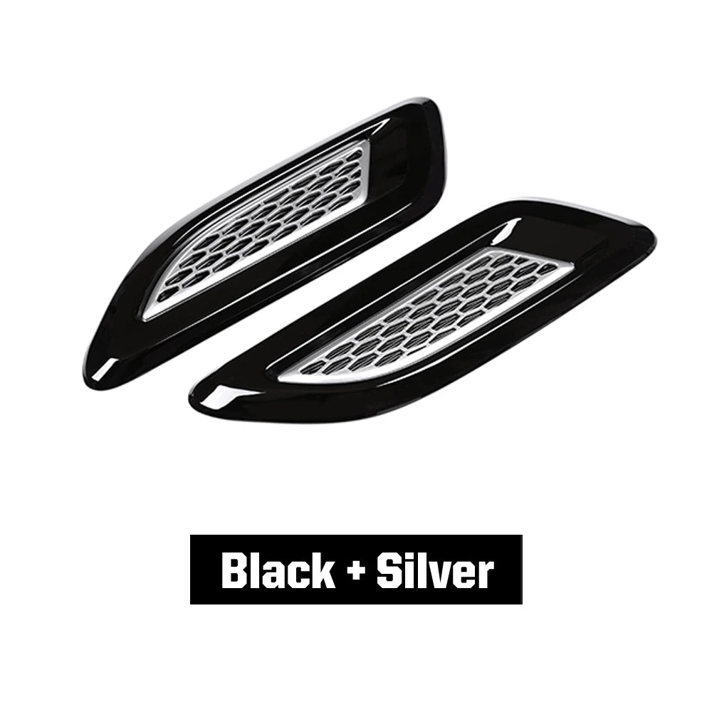 Car Exterior Hood Air Vent Outlet Wing Trim for Land Rover Range Rover Evoque 2012 2013 2014 2015 2016-2018 Car Accessories