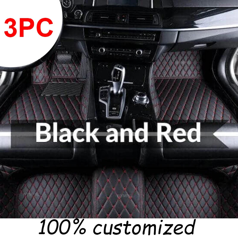 Car Floor Mats For Mazda2 Mazda 2 Demio  DJ DL 2015~2022 Leather Mat Rugs Carpets Interior Parts Car Accessories