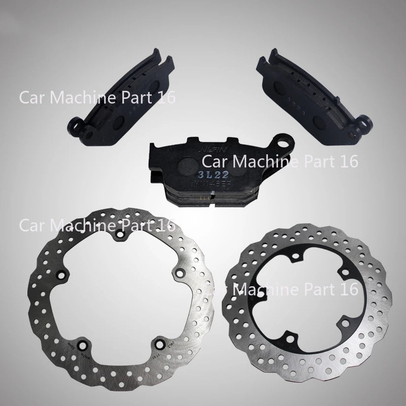 For LONCIN VOGE 500 525 R DS DSX 650DS Front Rear Left Right Brake Pads Friction Pads Disc Brake Discs