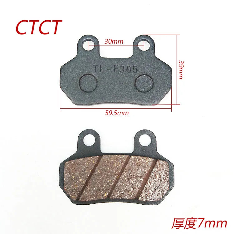 Pastillas de freno de disco delanteras y traseras para motocicletas de 50 cc, 125 cc, 150 cc y 250 cc, CBR, CRF, CTCT, CBX, scooter y ciclomotor.