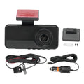 Car Camera Recorder 3 Channel Dash Cam 1080P Dash Camera Wifi Triple Car Camera with 32GB Card 2 Inch LCD Display 150mAh Battery