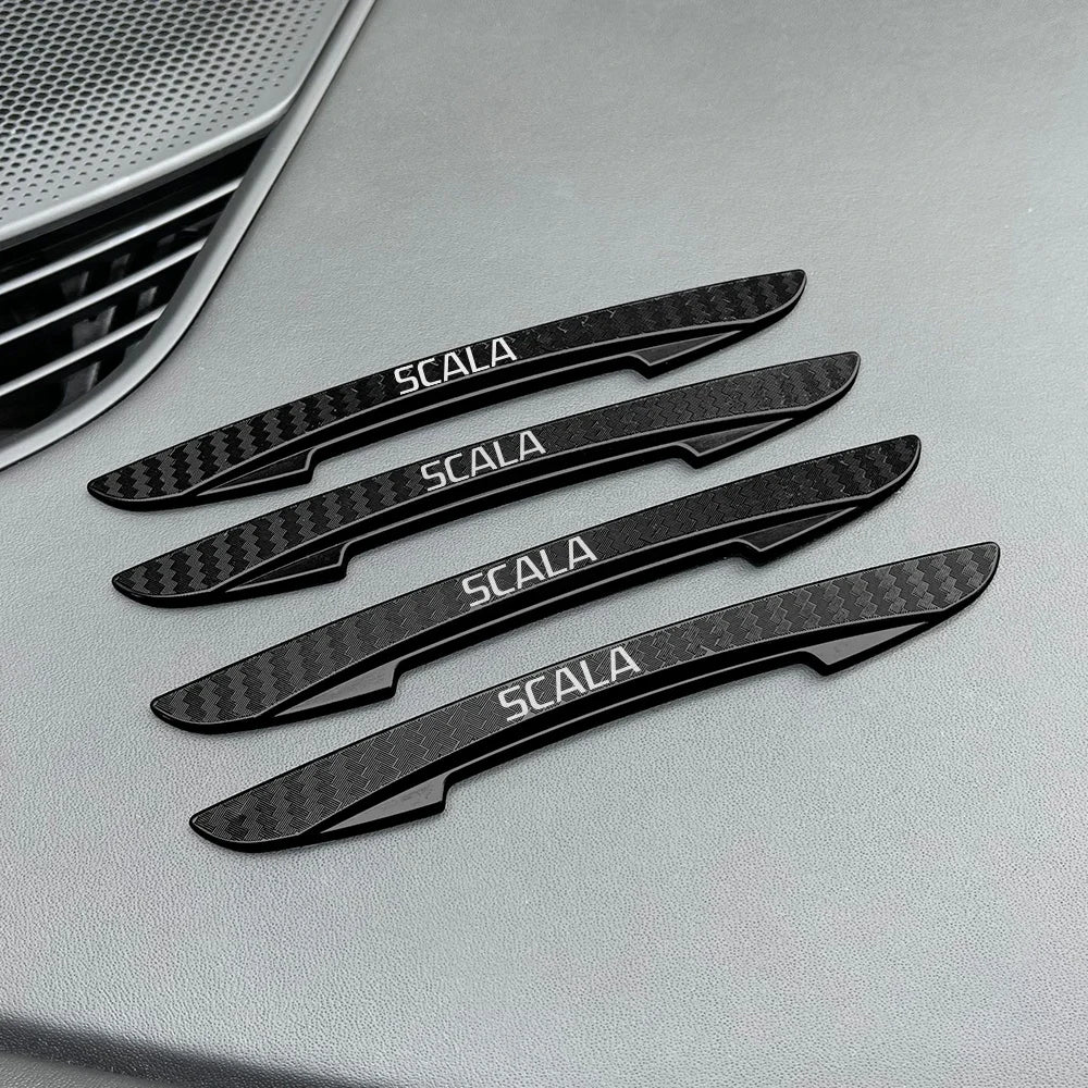 Car Door Anti-Collision Strip Accessories For Skoda Octavia Fabia Rapid Superb Kodiaq Scala Karoq Citigo Kamiq Roomster Enyaq