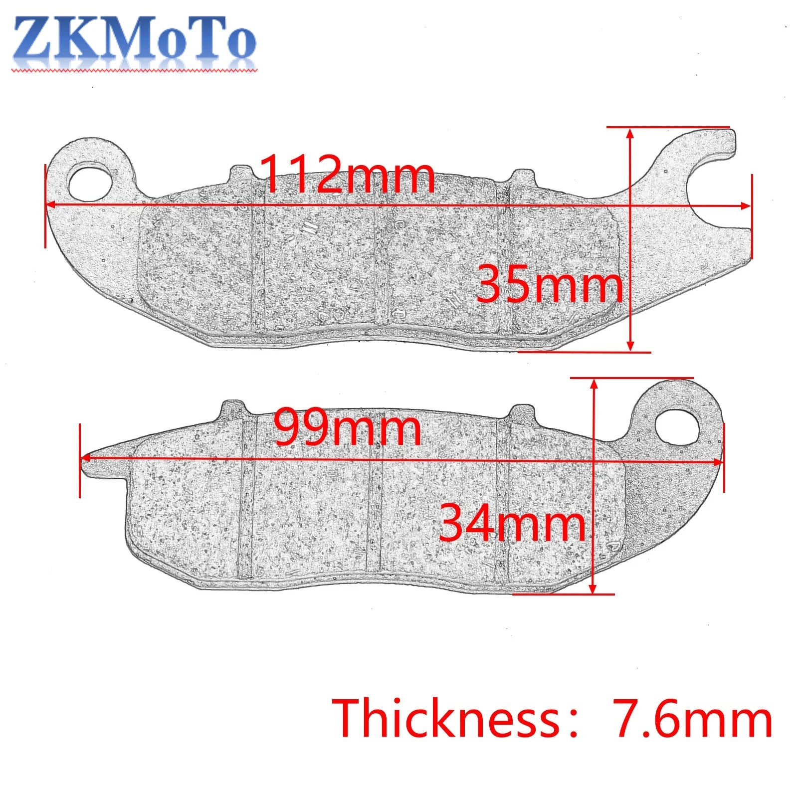 Motorcycle Front and Rear Brake Pads For Honda ANF125 CBF125 CBR125 R4/R5/RSS/RS6 MSX125 AH Grom(ABS) 2018 F CBR150 FS125 Sonic
