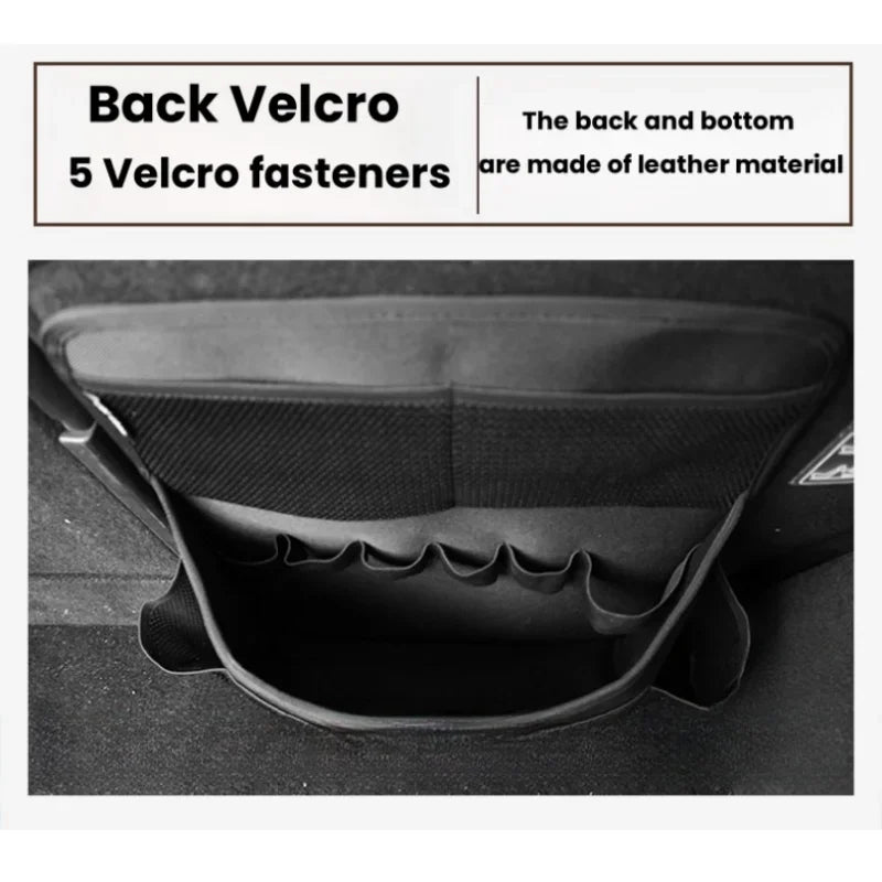 Car Trunk Organizer Adjustable Backseat Storage Bag Net High Capacity Multi-use Oxford Automobile Seat Back Organizers Universal
