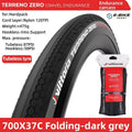 Vittoria TERRENO ZERO Racing Bike Gravel Road Tires Bicycle Tubeless Hardpack Tyre 700x37C 700x40C Road Bike Foldable Tyres