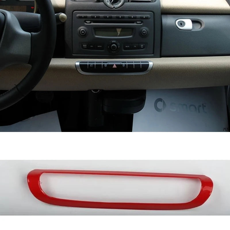 Car Interior Stickers For Smart Brabus 451 Fortwo Accessories Car Styling Steering Wheel Modification Protection Sticker