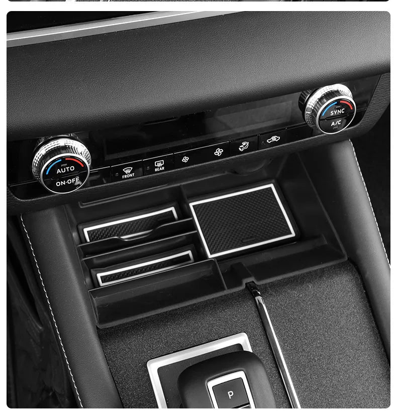 for Mitsubishi Outlander 4th 2023 Car interior decoration accessories armrest box storage box partition layer 1pcs