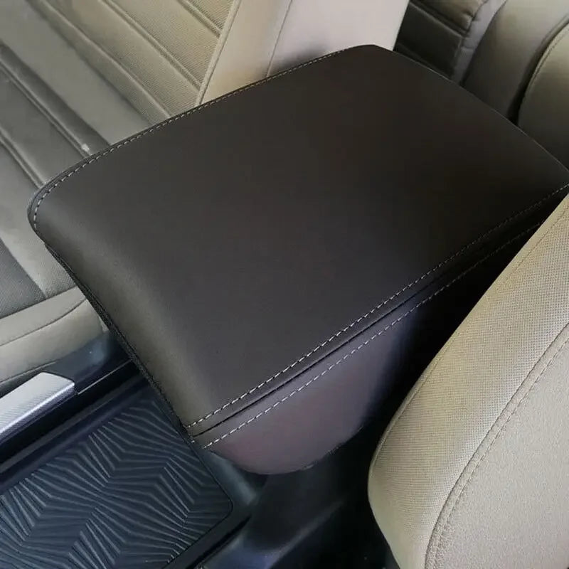 Para Honda CRV 2018 Accesorios CR-V 2017 2019 2020 2021 Cubierta de la caja del reposabrazos de la consola central del automóvil Cubierta protectora de cuero