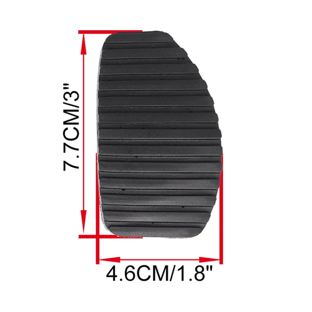 For Peugeot 206 1998 - 2011 2012 2013 Compact Brasil Sedan Car Rubber Brake Clutch Foot Pedal Pad Covers Accessories