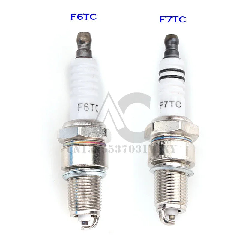 2-Pack F6TC/F7TC Spark Plugs – Compatible with Honda GX160/GX200 Generators, Tillers, Water Pumps, Go-Karts & More