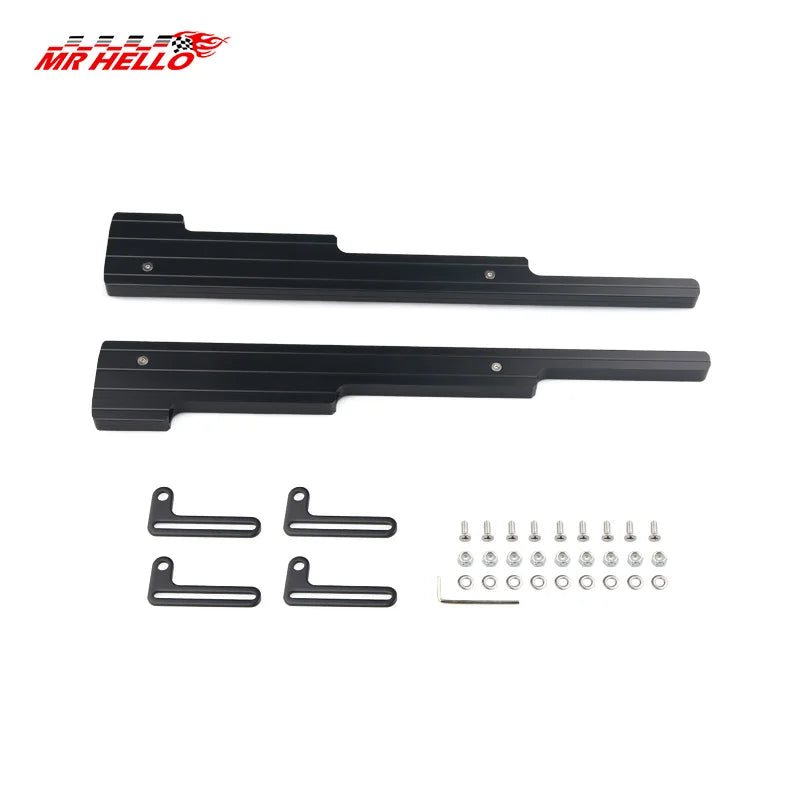 Soportes de aluminio para cables de bujías para motores Chevy SBC BBC 350, 400, 396, 472, 502, 273, 340 y 383 V8 y Ford V8.