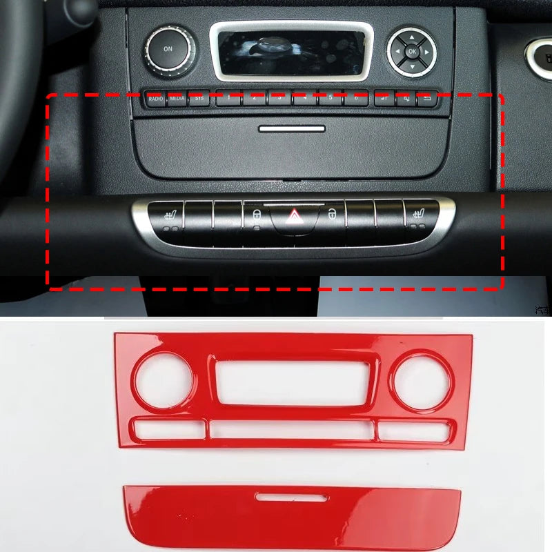 Car Interior Stickers For Smart Brabus 451 Fortwo Accessories Car Styling Steering Wheel Modification Protection Sticker