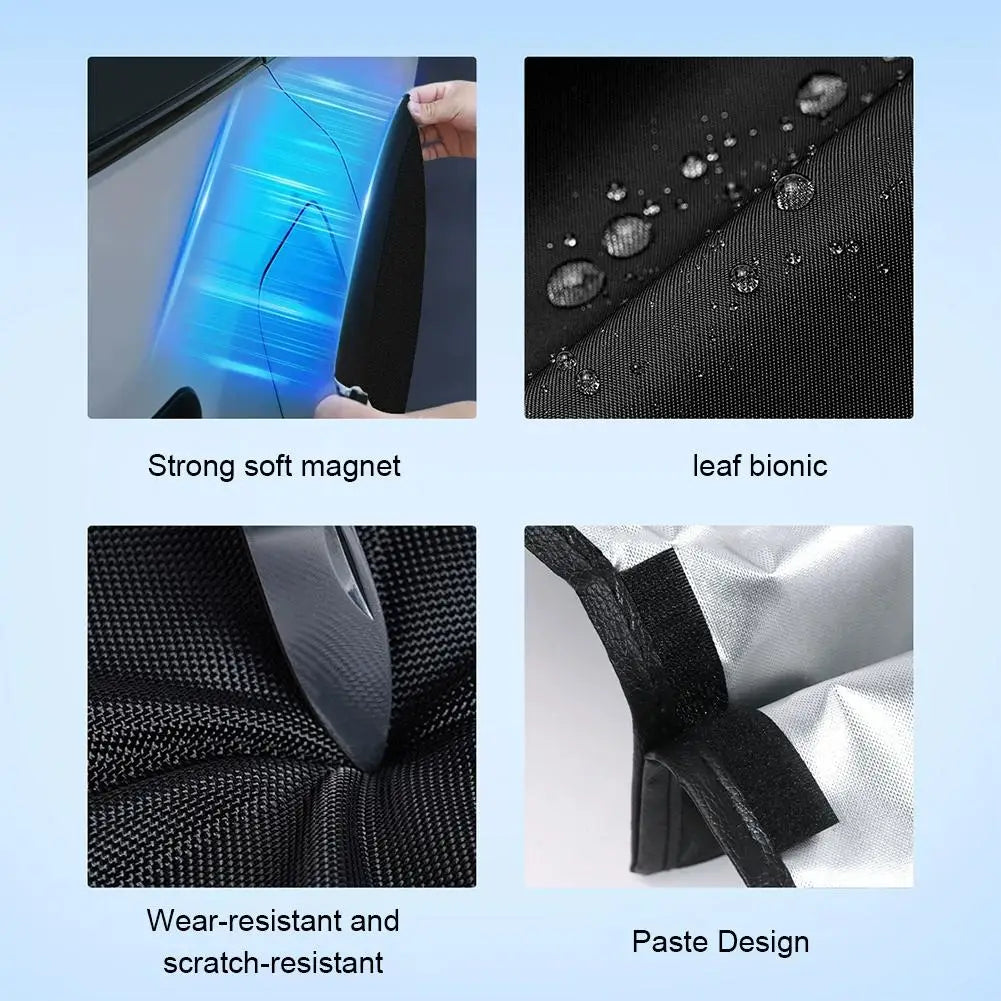 Electric Vehicle Charger Port Rainproof Cover Electric Car Charger Plug Cover Waterproof PVC With Strong Magnetic Strip For EV